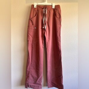 XS Figs Mauve Technical Collection Pants